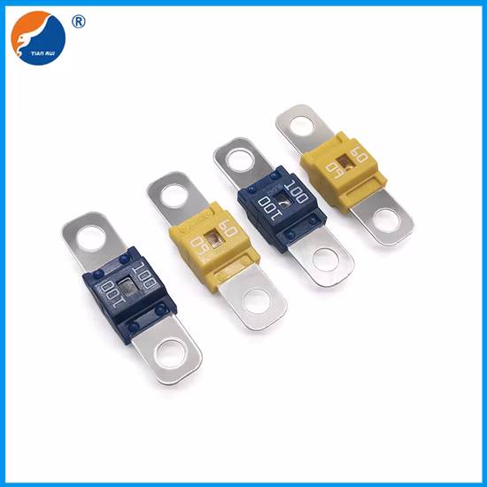 Pec Fuse 30A 40A 50A 60A 70A 80A 100A 125A Sbfw-L M5 Screw Type DC 58V Bolt-on Ans Fuse