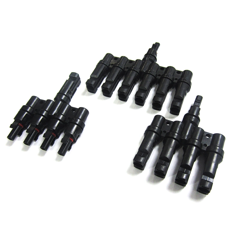 2 3 4 Pin DC PV Solar Energy Wiring Panel Wire Connectors