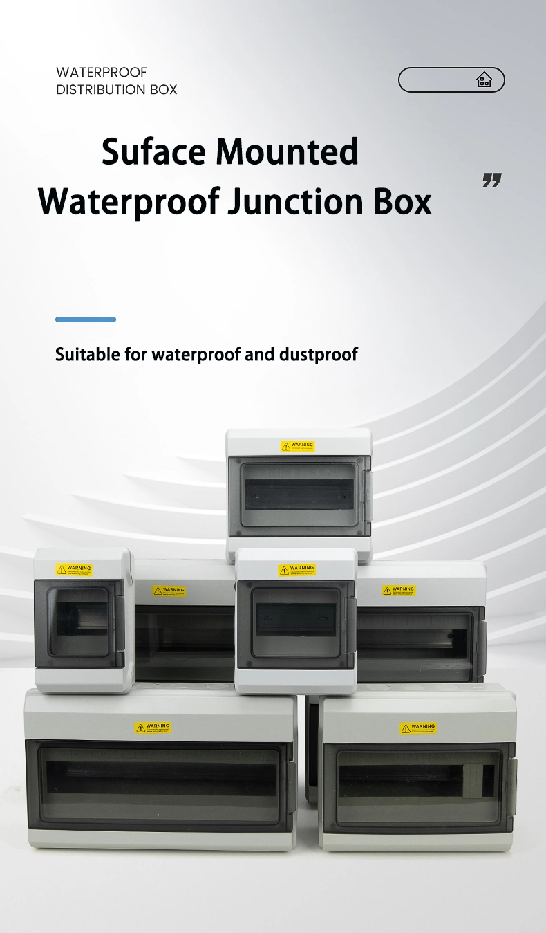 Portable Industrial Waterproof 24 Circuits Breaker Boxes Electrical Power Distribution Plastic Enclosure Power Distribution Box Junction Box