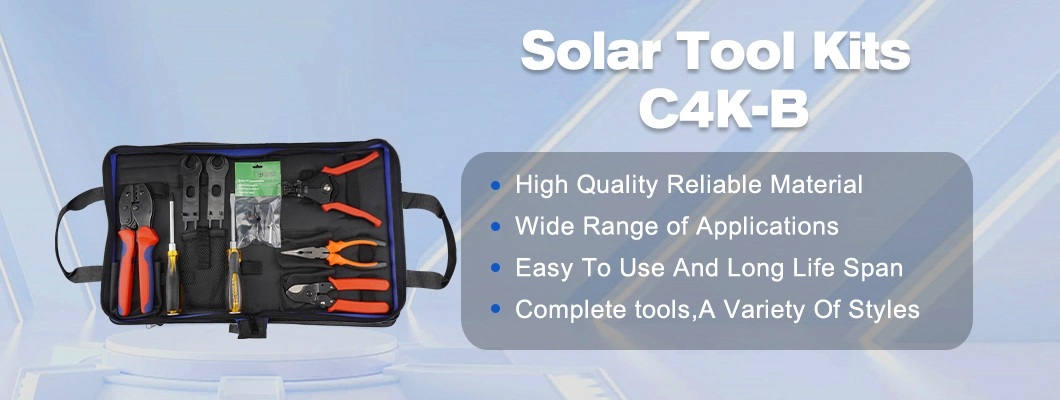 Most Popular Tools Kits for Solar C4K-B Include Wire Cutters and Small Crimping Pliers for Solar System