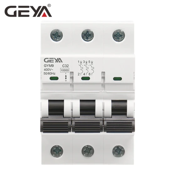 Geya Gym9h-DC-3p 6ka DC MCB 1200VDC Mini Solar Circuit Breaker for Photovoltaic System Disjoncteur DC