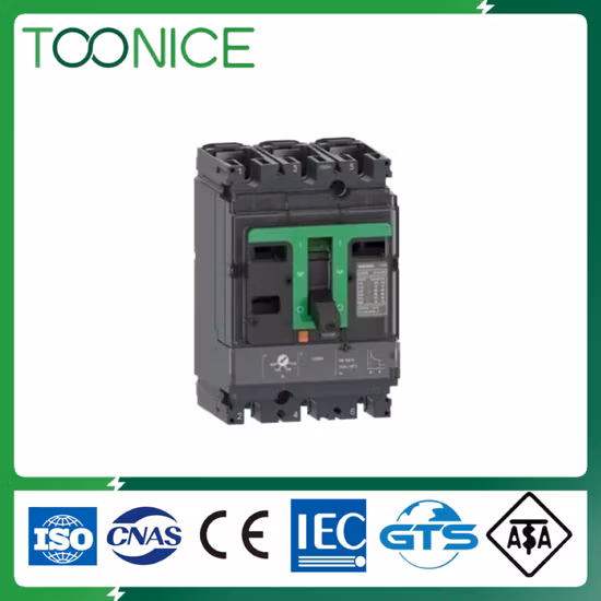 Zoii Electric 1200V 1500V DC Molded Case Circuit Breaker Electronic Solar MCCB 100A 125A