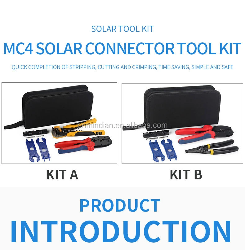 Network Tool PV Kit Crimping Tool for Cuts Strips and Crimps The Network Cable Network Solar Tool Kit