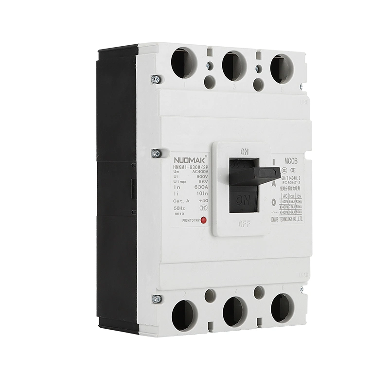 Nuomake 800V AC50/60Hz 400V 630A Moulded Case Circuit Breaker MCCB CE The Factory Wholesale Price