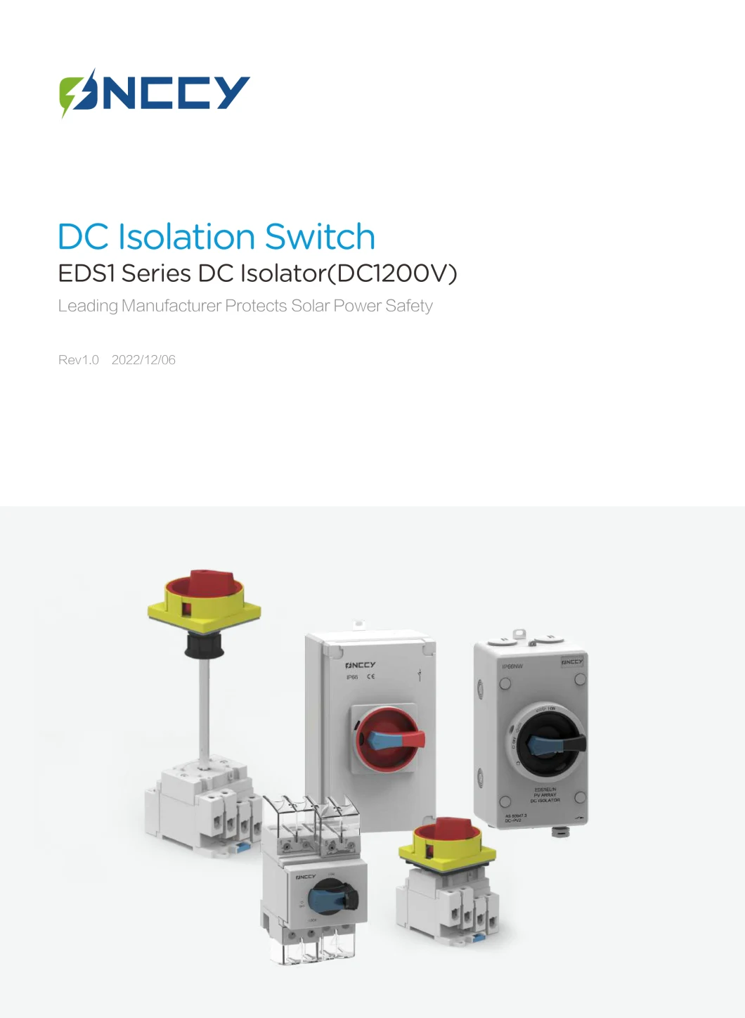 Onccy High Quality Eds1door Interlock DC Isolator 1000V 1200V 32A
