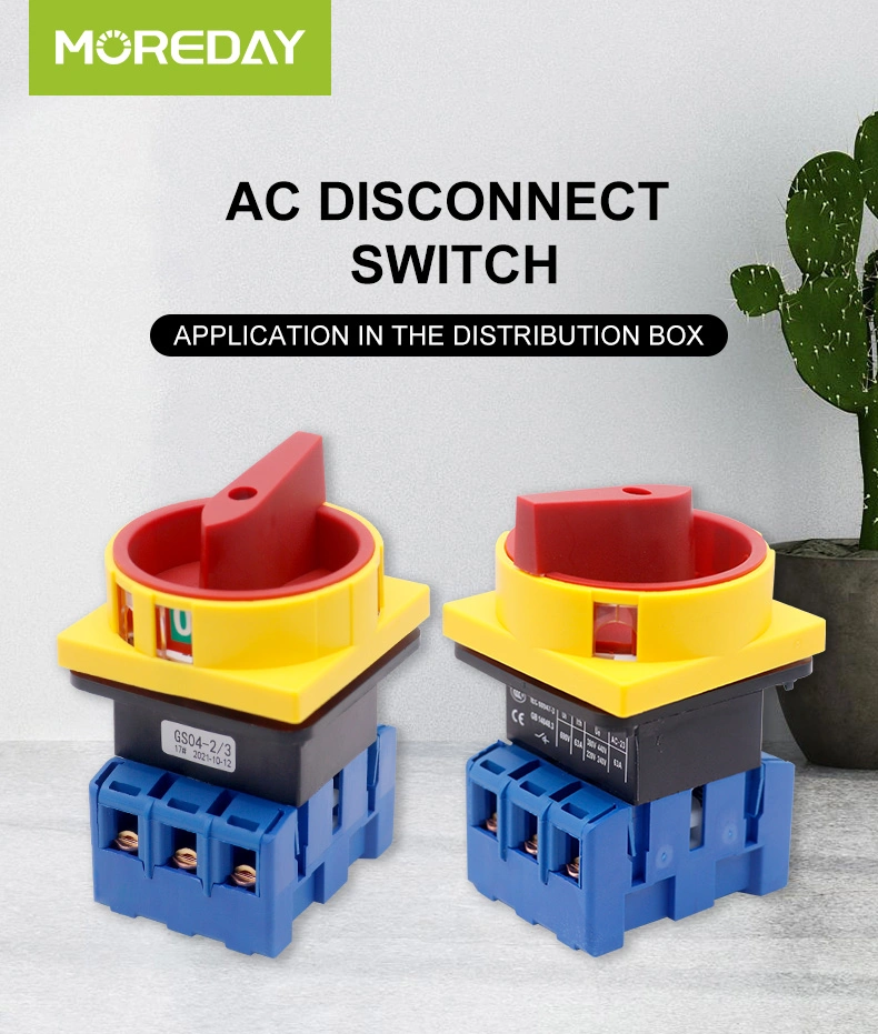 AC Switch Disconnector AC Isolator 3p 4p 63A Electric Isolator DIN Rail