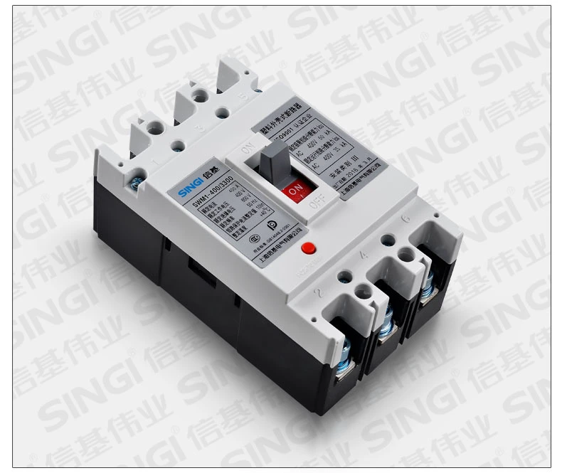 Singi Swm1-400m 400A DC Electrical Air Molded Case Circuit Breaker MCCB