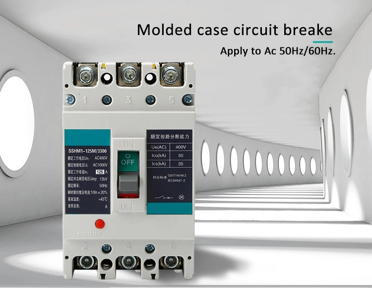 DC MCCB 3p 4p Molded Case Circuit Breaker 800A 4 Pole Mitsubishi Electric MCCB