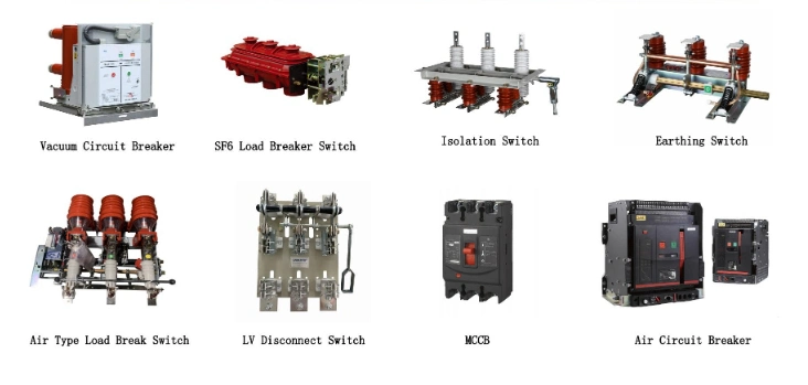 Customized Color AC230V 400V 3p 4p Electrical Miniature Circuit Breakers MCB