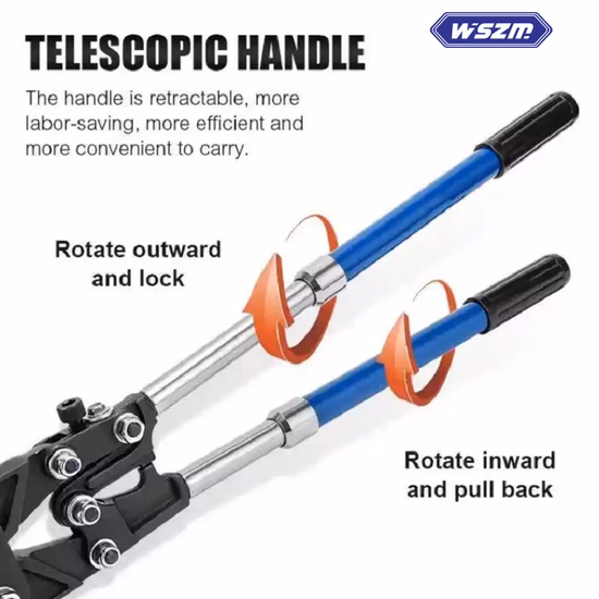 Crimping Tool for Mc3&Mc4 Solar Connector, Crimping Range 14-10AWG (2.5-6mm2)