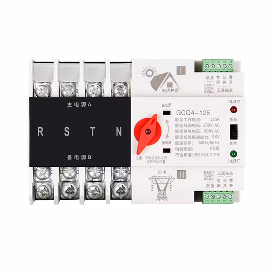63A 100A 4p Double Power Source Automatic Transfer Isolating Switch