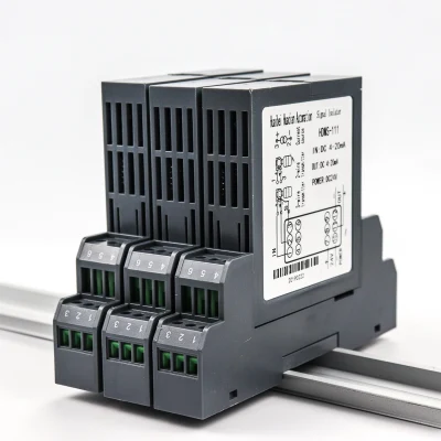 DC Analog Signal Isolator 4-20mA Signal Splitter 35mm Rail Converter
