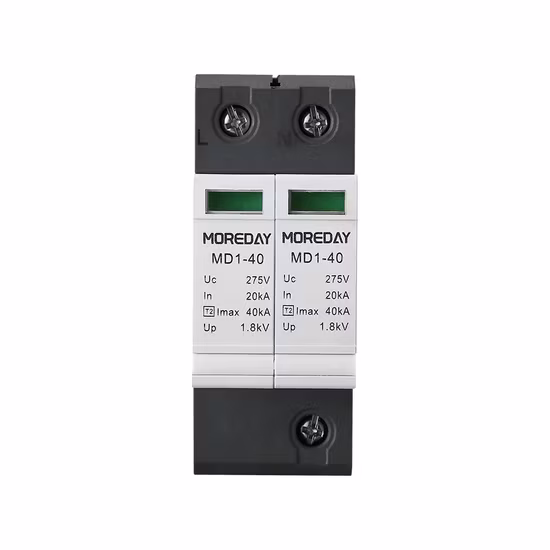 AC SPD Lightning Arrester 220~385V Surge Protective Device for Power System