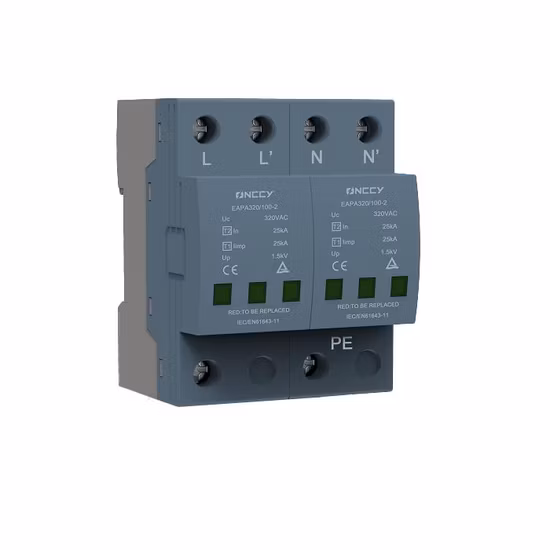 AC/DC Low-Voltage System 80-120ka 385V Surge Protective Device SPD